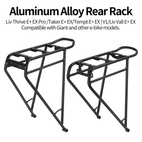 Bicycle rear pannier - rack, for